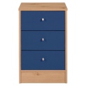 Malibu 3 Drw Chest MK2 Pine/Blue [161/8178]