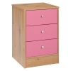 Malibu 3 Drw Chest MK2 Pine/Pink [143/8121]