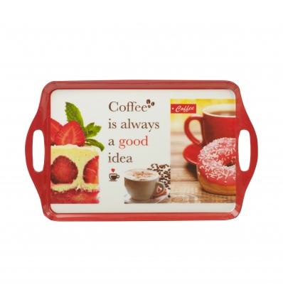 Melamine Serving Tray - Coffee - [874764]