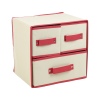 3 Drawer Fabric Storage Box [538709]