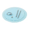 Polka Dot 2 Tier Glass Cake Stand [560285]