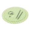 Polka Dot 2 Tier Glass Cake Stand [560285]