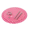 Polka Dot 2 Tier Glass Cake Stand [560285]