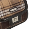 Kerr Fabric & PU Handbag w/Clasp
