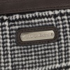 Kerr Fabric & PU Handbag w/Metal Chain