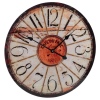 Wall Clock 57cm Glass Round [306890]