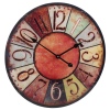 Wall Clock 57cm Glass Round [306890]