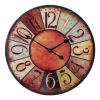 Wall Clock 57cm Glass Round [306890]