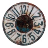 Wall Clock 57cm Glass Round [306890]