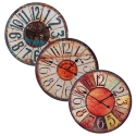 Shabby Chic 57cm Glass Wall Clock [306890]