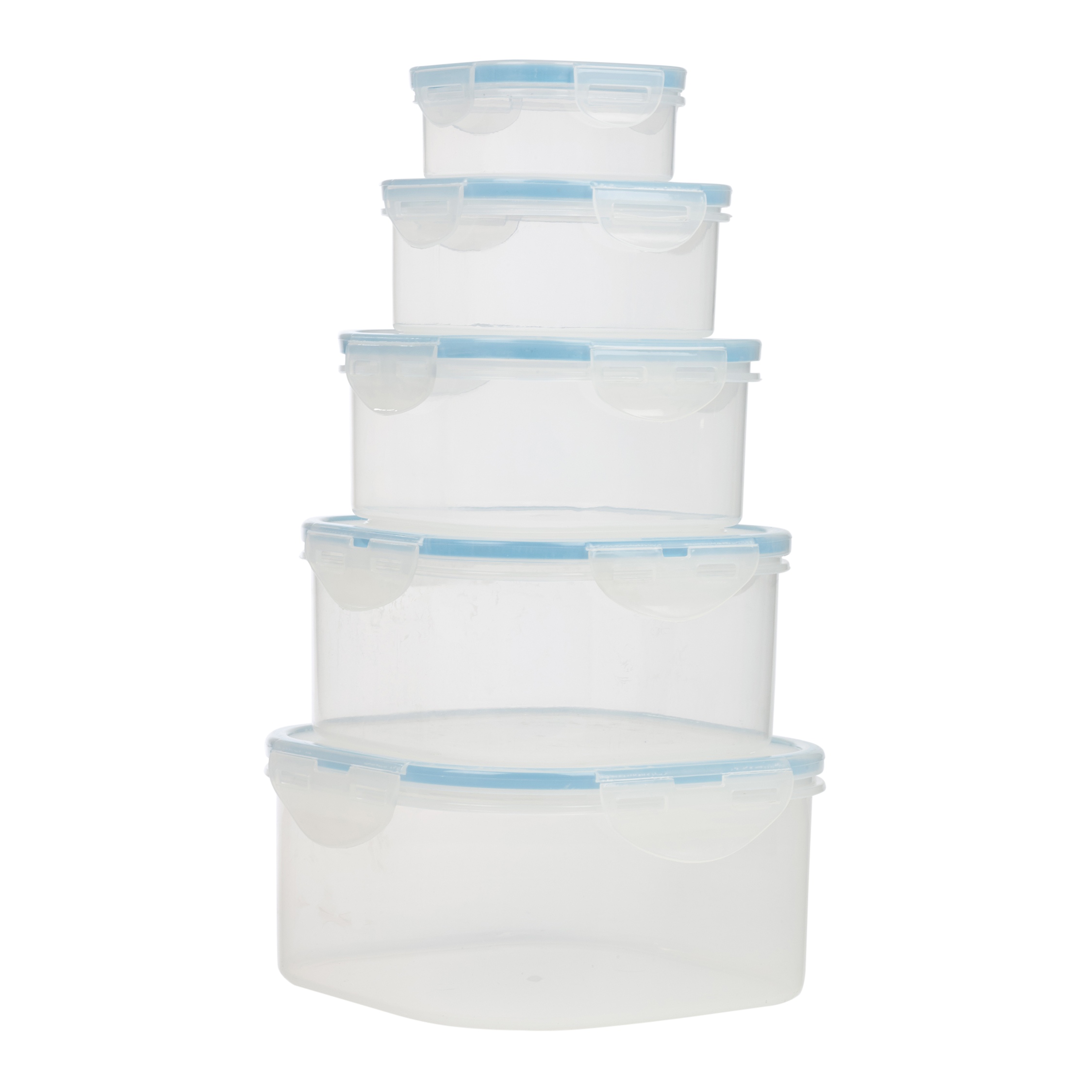 plastic containers with clip on lids