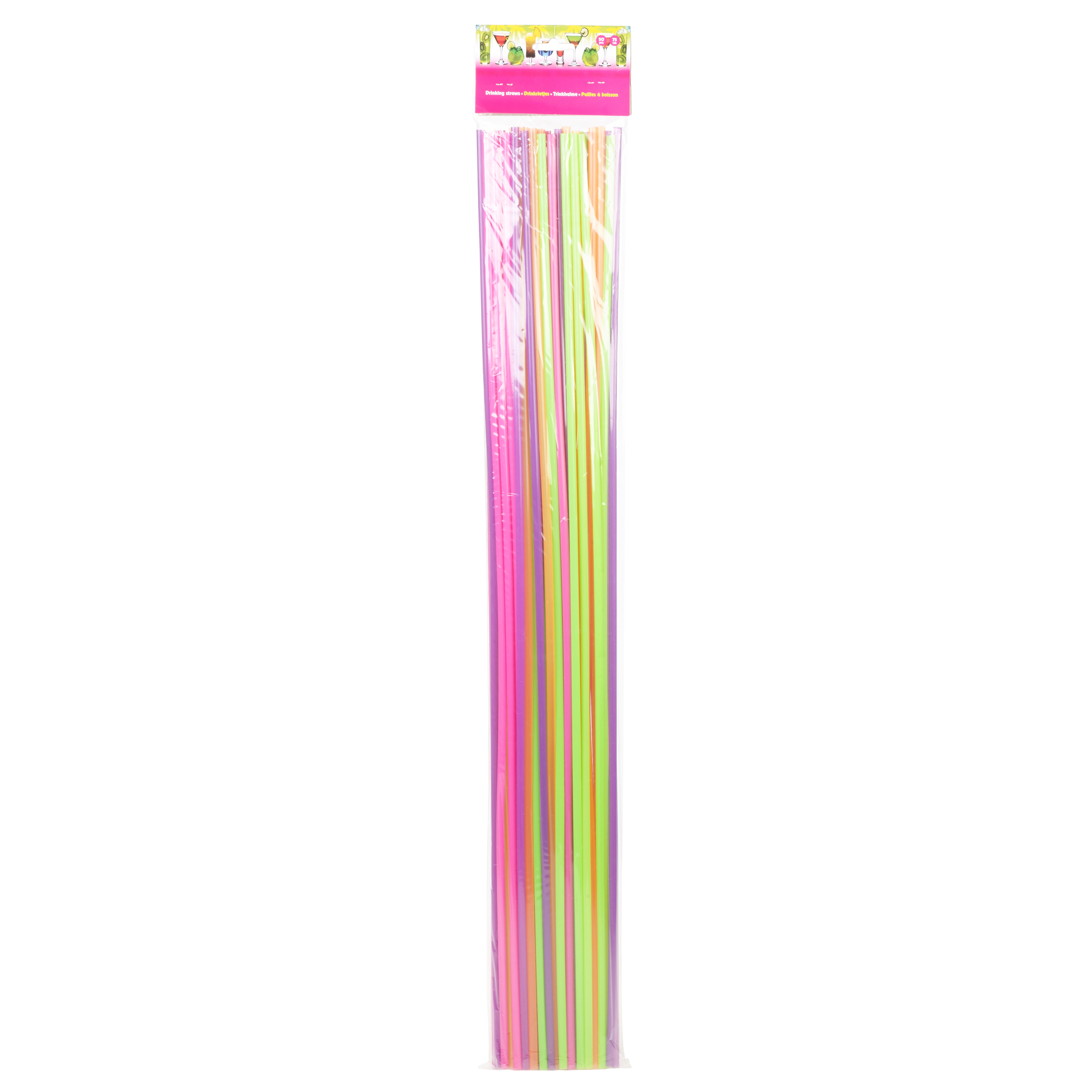 50, 100, 150 or 200 Extra Long Straws Jumbo Mega Multi Coloured Drinking Party eBay