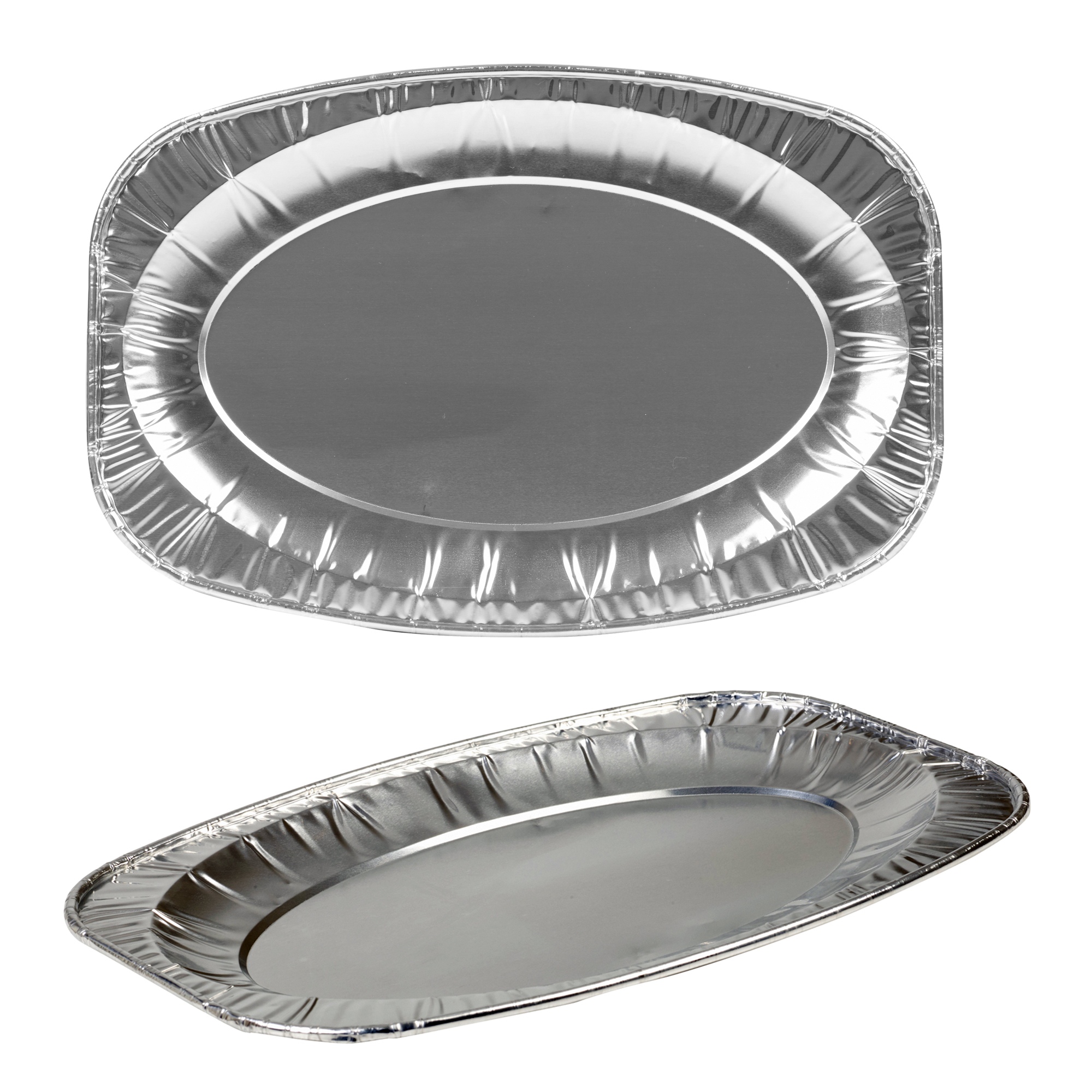 Oval Aluminium Serving Food Foil Platter Tray Sandwich Buffet