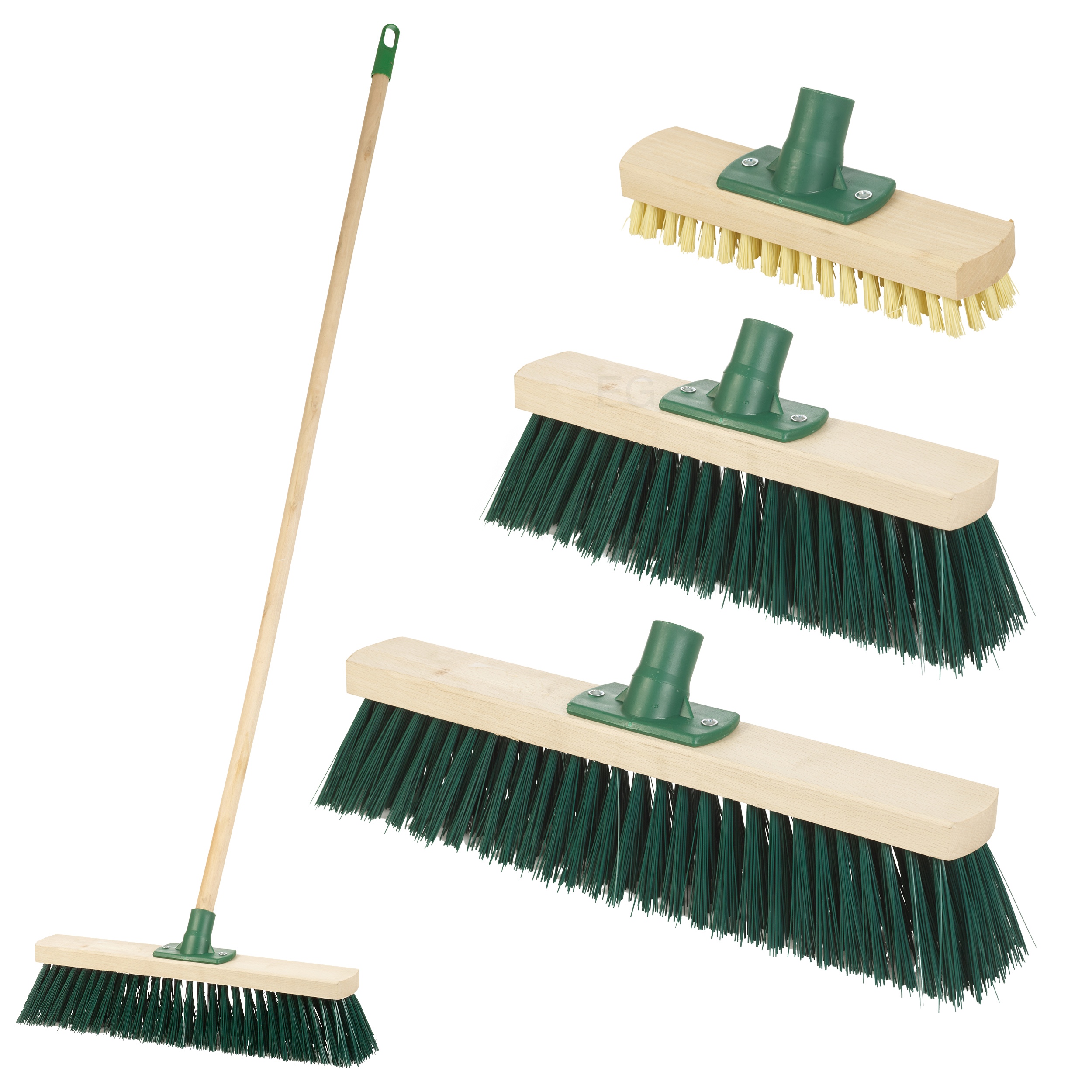 1.2M Traditional Outdoor Garden Sweeping Brush Yard Floor Wooden Broom