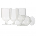 10 Nupik 175ml Wine Plastic Glasses