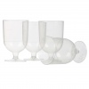 10 Nupik 175ml Wine Plastic Glasses