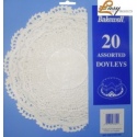 Bakewell Assorted Round Paper Doilies