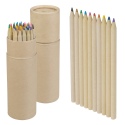 36 Coloured Pencils In Round Tub