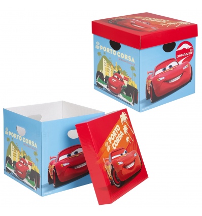 Disney Cars Storage Box w/Lid 2pc [012110]