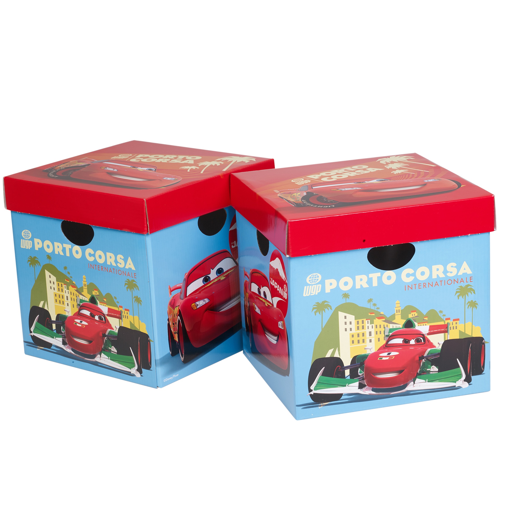 disney cars cardboard box cars