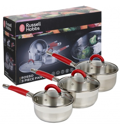 Russell Hobbs Rosso 3pc Pan Set [646033]