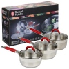 Russell Hobbs Rosso 3pc Pan Set [646033]