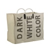 3 Section, Dark White Colour Laundry Bag [667787]