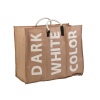 3 Section, Dark White Colour Laundry Bag [667787]