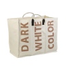 3 Section, Dark White Colour Laundry Bag [667787]