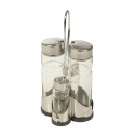 5 Piece Stainless Steel & Glass Cruet Set [896569]