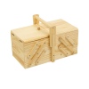 Cantilever Wooden Sewing Box [217876]