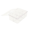 6 Section Acrylic Tea Box [400995]