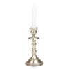 Brushed Aluminium Candlestick 18cm [822239]