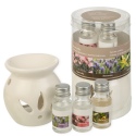 Ceramic Oil Burner & 3 Scents [490087]