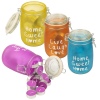 Clamp Lid Glass Storage Jar With Scented Tea Lights [946942]
