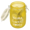 Clamp Lid Glass Storage Jar With Scented Tea Lights [946942]