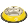 Dog Feeding Bowl Paw Print Design [693007]