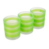 Set of 3 Scented Candles in Neon Glass Jar [585295]