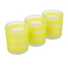 Set of 3 Scented Candles in Neon Glass Jar [585295]