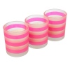 Set of 3 Scented Candles in Neon Glass Jar [585295]