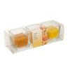 Set of 3 Wax Scented Candles in Glass Holders [934208]