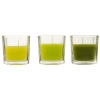 Set of 3 Wax Scented Candles in Glass Holders [934208]