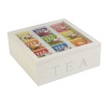 White Tea Box MDF with 9 Compartments [267931]