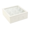 White Tea Box MDF with 9 Compartments [267931]