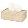 White Washed Wooden Tissue box Holder [955630]