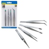 Kinzo 4pc Industrial Tweezer Set [793405]