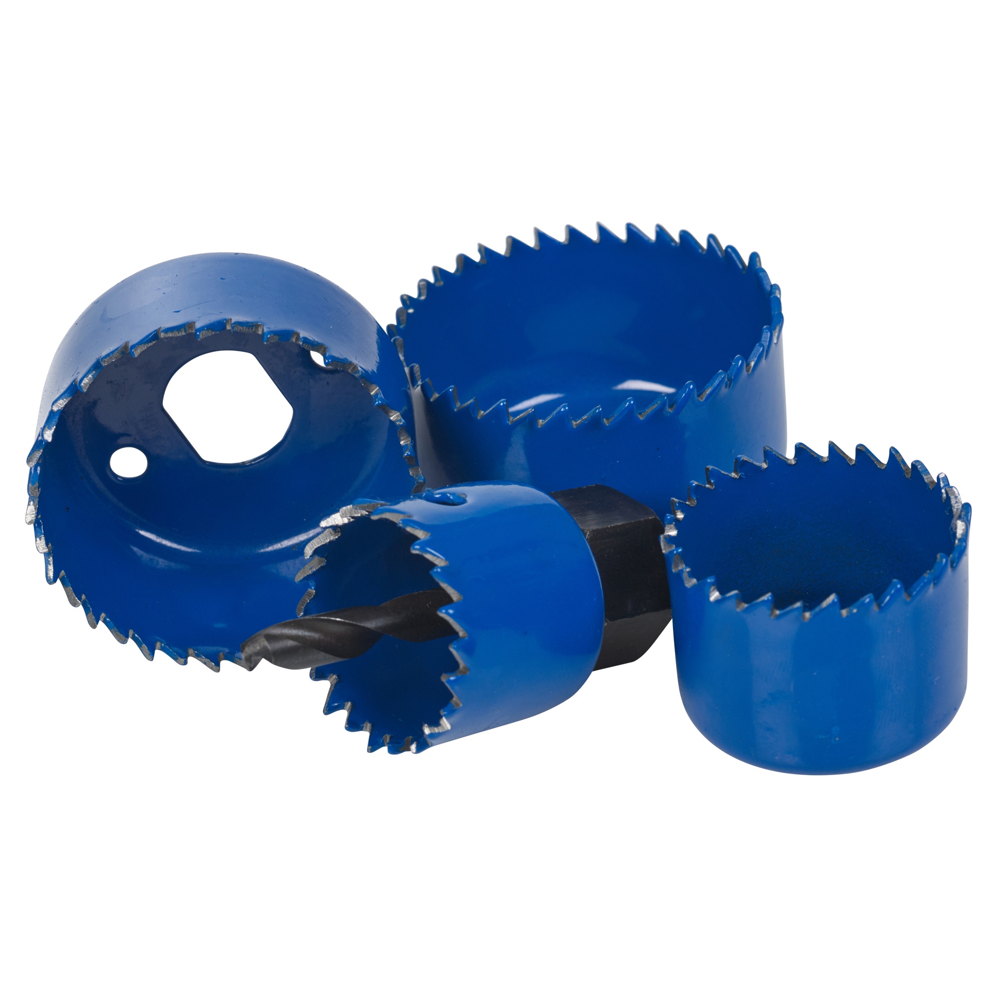 Kinzo 6pc Wood Hole Saw Drill Bit Set Boring Holesaw Wall Plaster Pilot