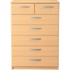 Hallingford 5+2 Drawer Chest - Beech Effect [3052079]