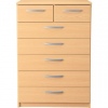 Hallingford 5+2 Drawer Chest - Beech Effect [3052079]