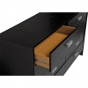 Capella 4+4 Drawer Chest - Black Ash Effect [6158585]